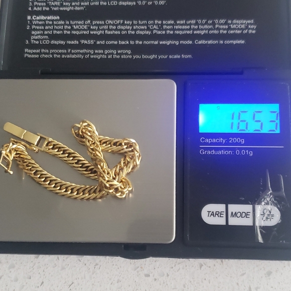 SoLd 18k yellow gold chain bracelet - Picture 6 of 6